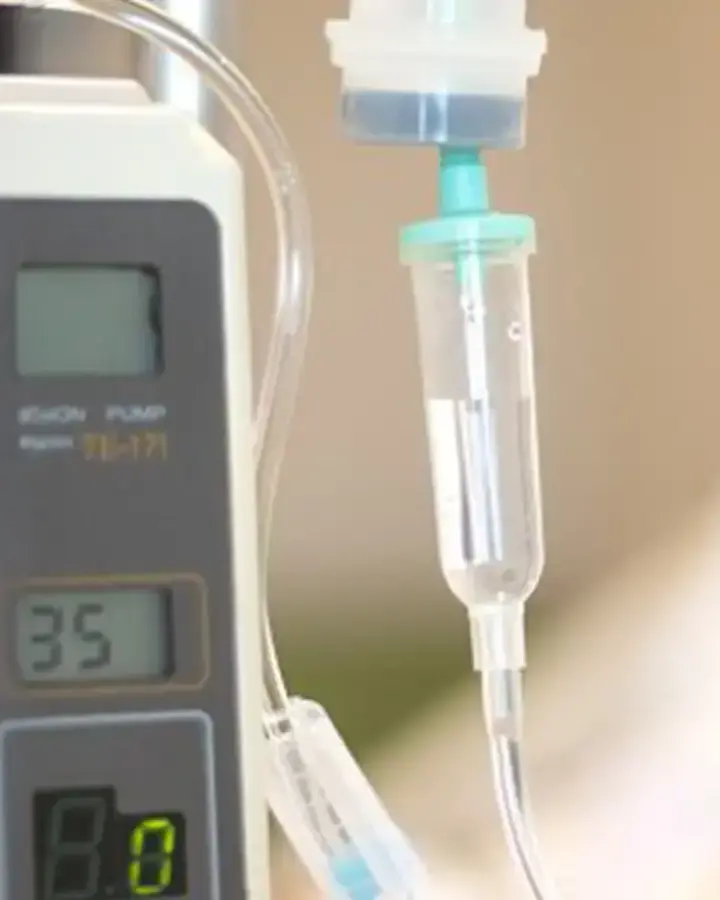 infusion drip for a patient