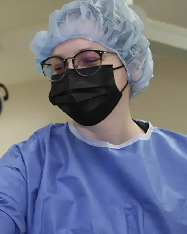 doctor in mask in sugery