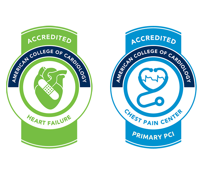 American College of Cardiology - Heart Failure and Chest Pain Logos